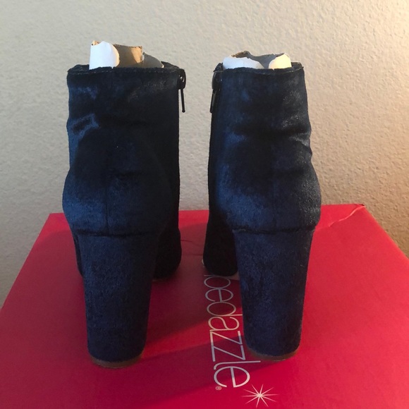 Blue Velvet ankle boots - Picture 7 of 8